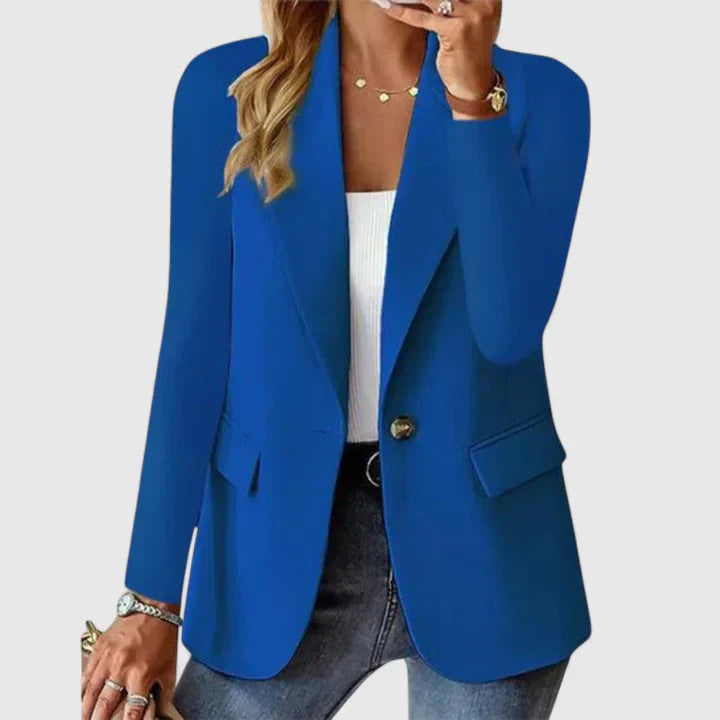 Blazer sophistiqué Nelvoire — coloris bleu