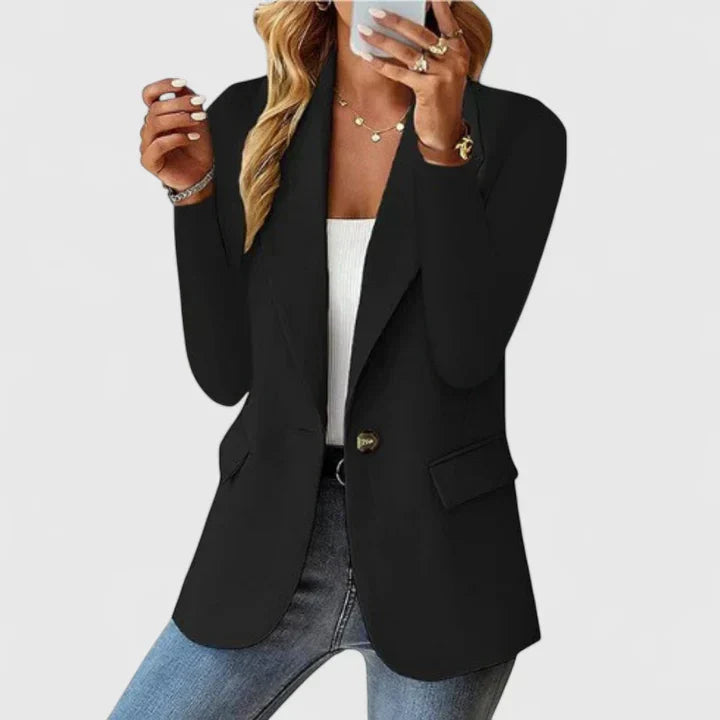 Blazer sophistiqué Nelvoire — coloris noir