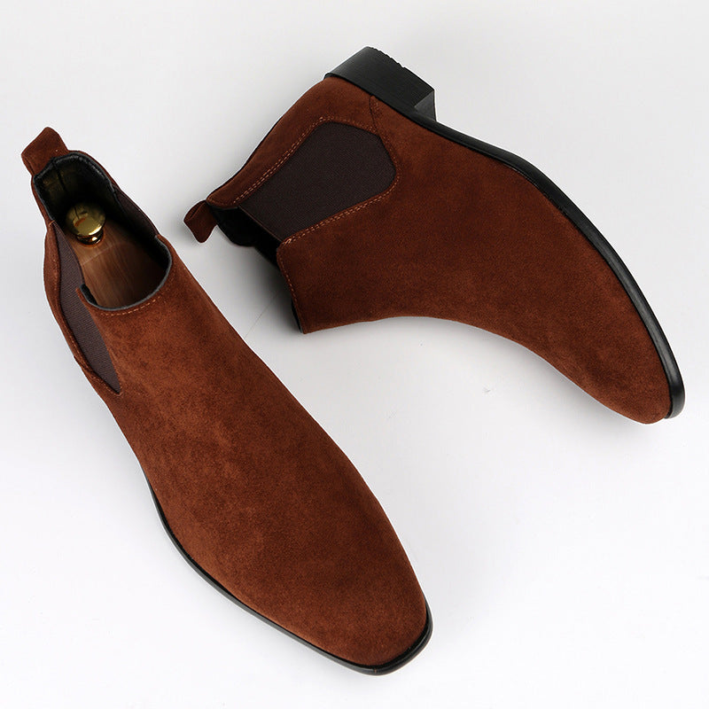 Bottines Chelsea en daim Nelvoire — Alice, collection femme