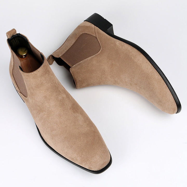 Bottines Chelsea en daim Nelvoire — coloris kaki