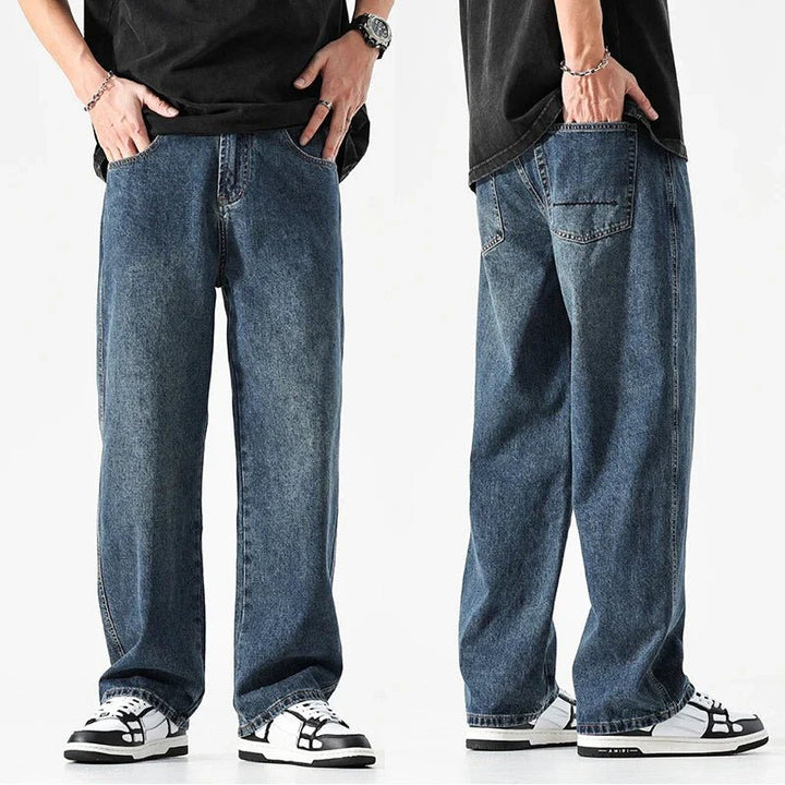 Jean en denim coupe droite Nelvoire — vue 3