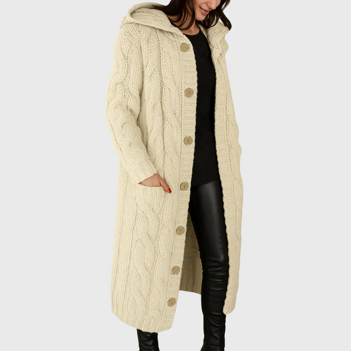 Manteau chic et confortable Nelvoire — coloris beige