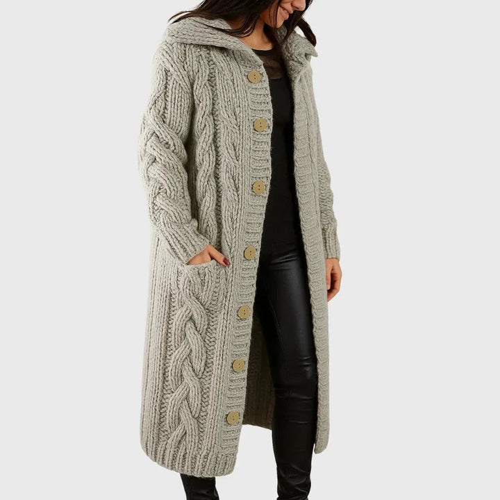 Manteau chic et confortable Nelvoire — coloris gris