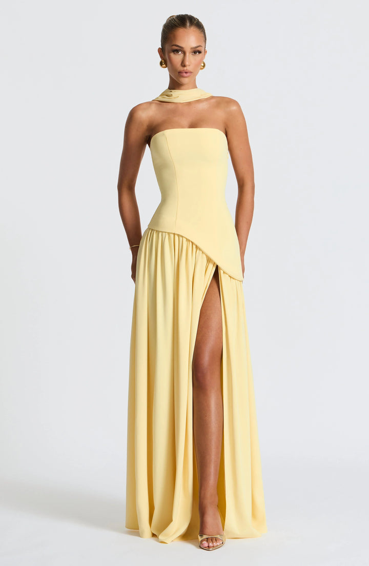 Robe longue bustier effet corset Nelvoire — vue 3