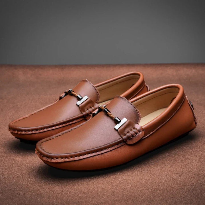 Mocassins en cuir façon italienne Nelvoire — Célia, collection femme