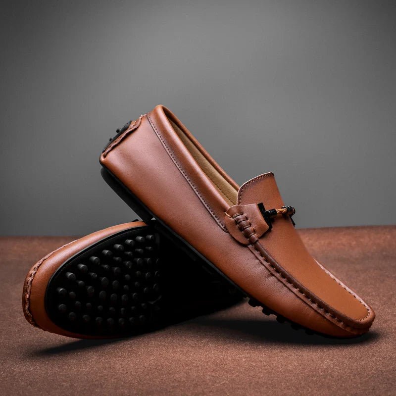 Mocassins en cuir façon italienne Nelvoire — vue 2