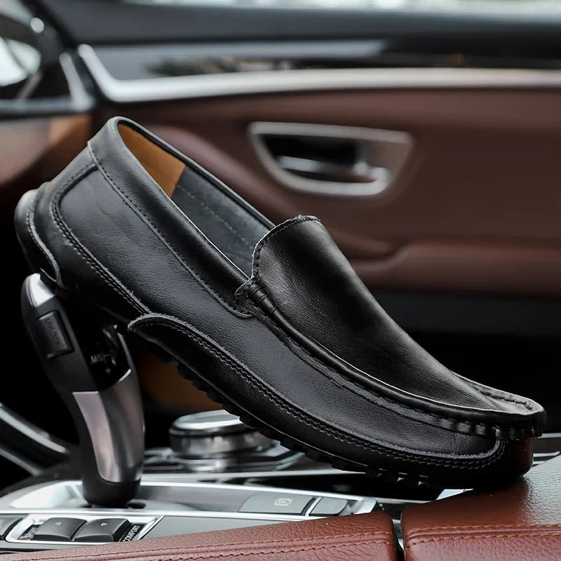 Mocassins en cuir véritable Nelvoire — vue 2
