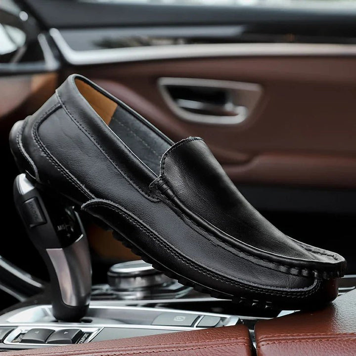 Mocassins en cuir véritable Nelvoire — vue 2