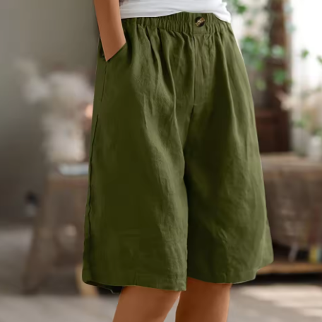 Short en coton confortable Nelvoire — Cléa, collection femme
