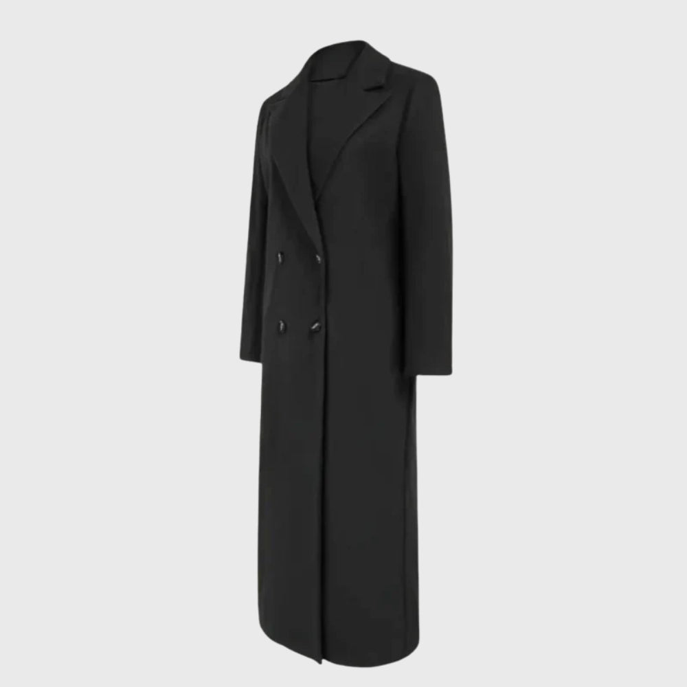Trench d'hiver longueur allongée doublé Nelvoire — Éléonore, collection femme