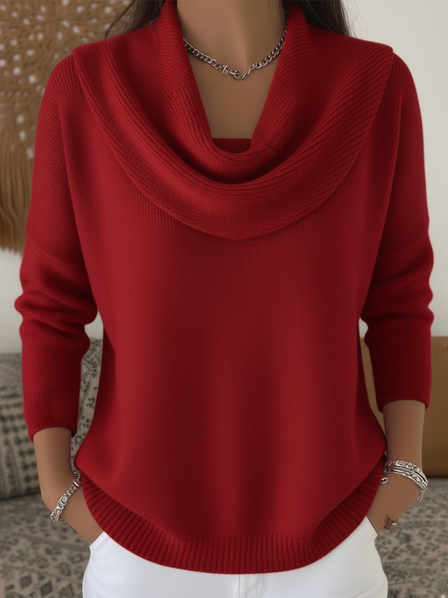 Pull col bénitier Nelvoire — Élise, collection femme