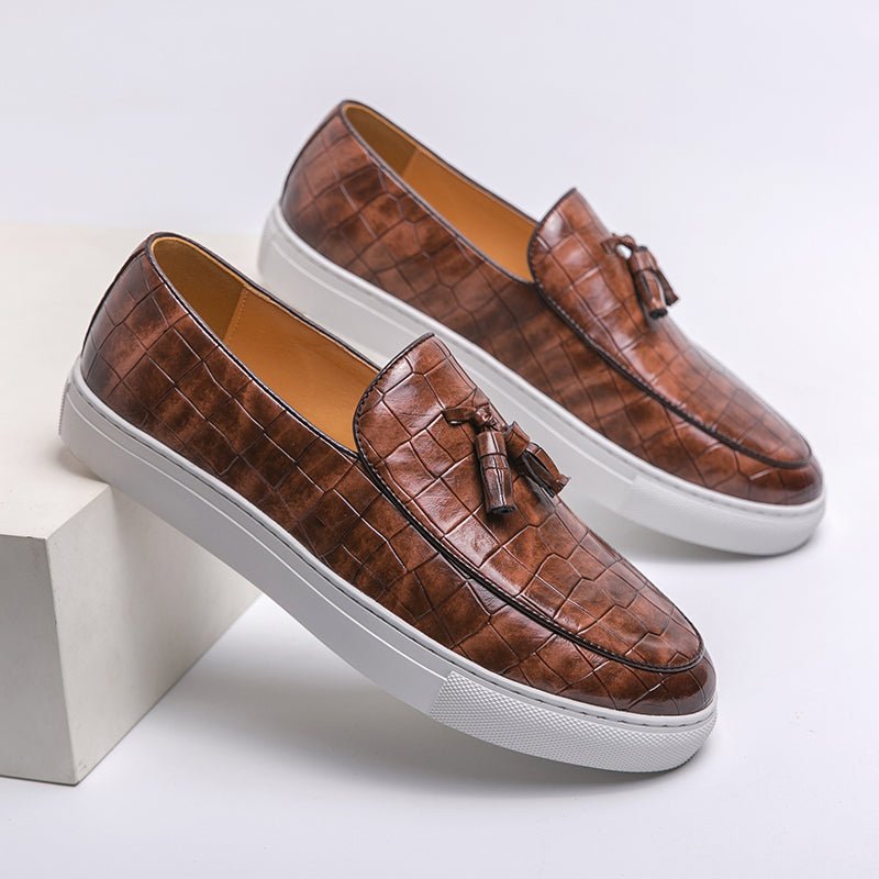 Mocassins en cuir style citadin Nelvoire — Éva, collection femme