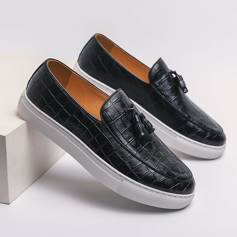 Mocassins en cuir style citadin Nelvoire — vue 2