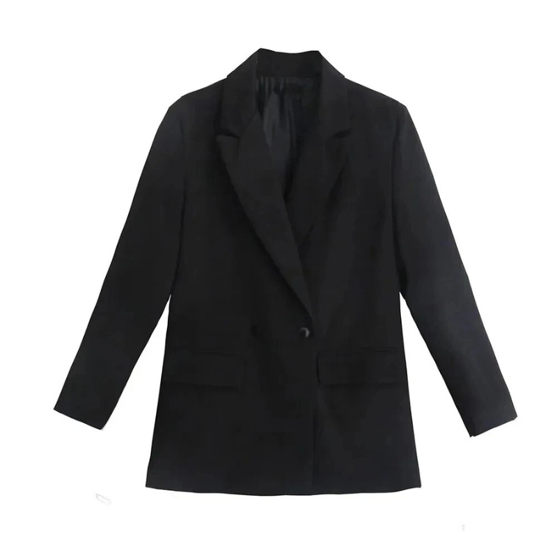 Blazer cintré élégant Nelvoire — coloris noir