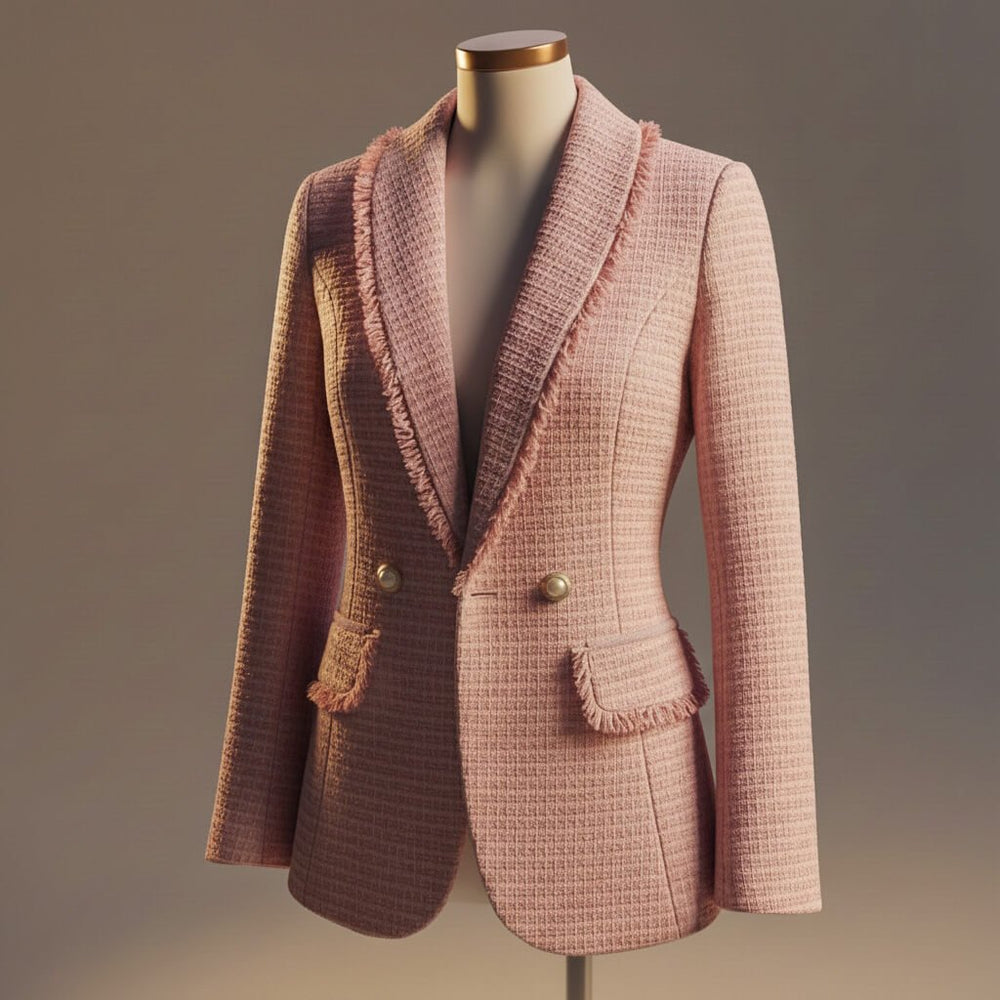 Blazer en tweed bouclé Nelvoire — vue 2