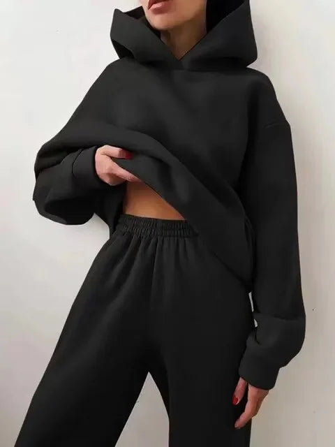 Ensemble deux pièces coupe ample Nelvoire — coloris noir