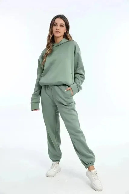 Ensemble deux pièces coupe ample Nelvoire — coloris vert