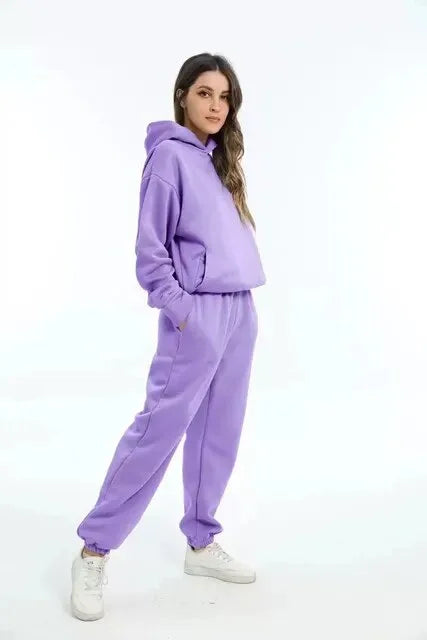 Ensemble deux pièces coupe ample Nelvoire — coloris violet