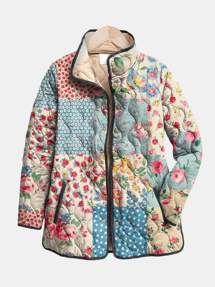 Doudoune matelassée à imprimé fleuri Nelvoire — coloris multicolore