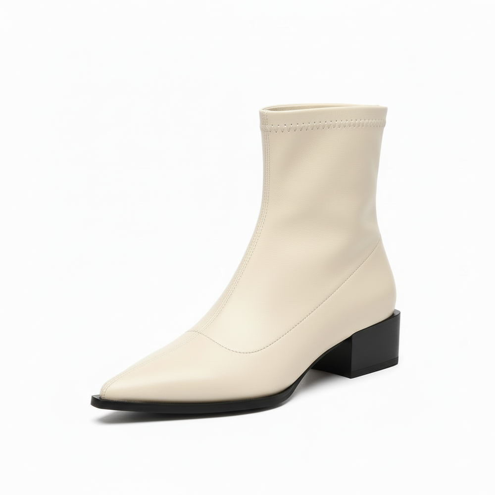 Bottines métallisées à bout pointu Nelvoire — vue 2