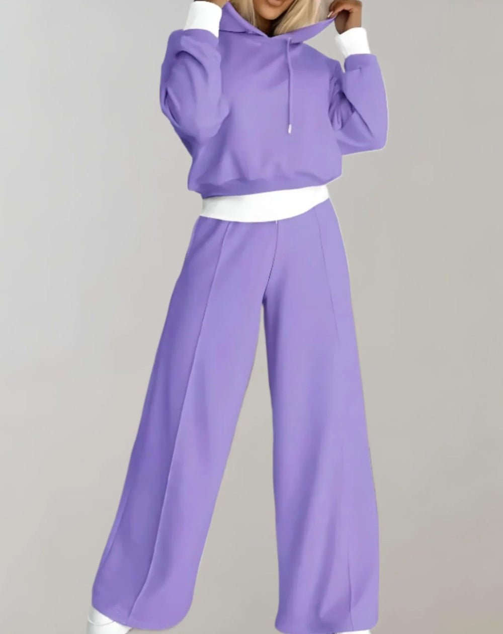 Ensemble deux pièces à capuche et pantalon ample Nelvoire — vue 2