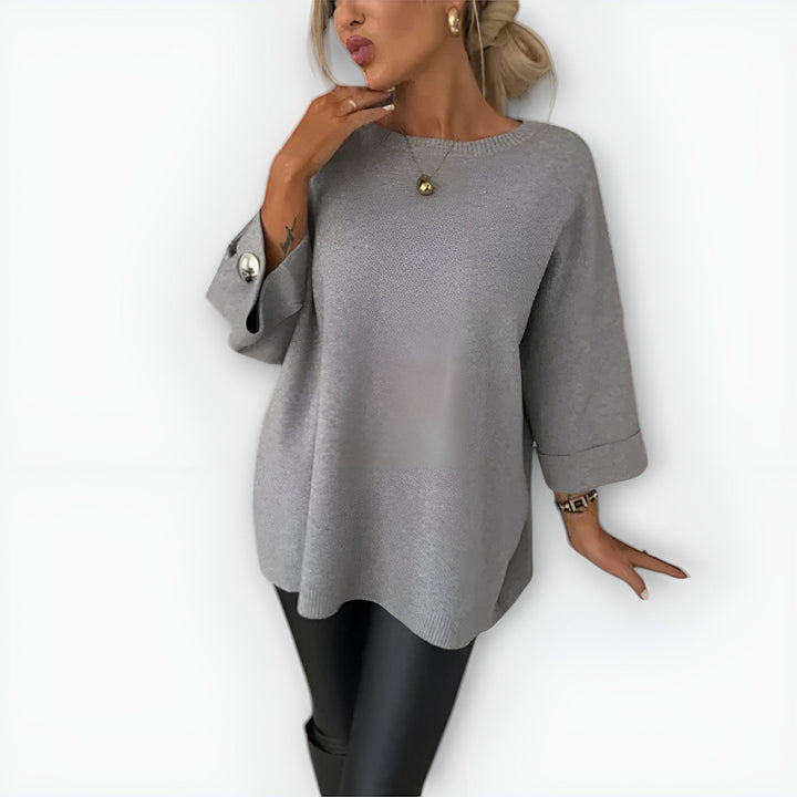 Pull oversize à manches 3/4 Nelvoire — Julie, collection femme
