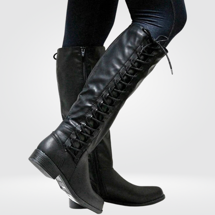 Bottes cavalières cuissardes classiques Nelvoire — Léa, collection femme