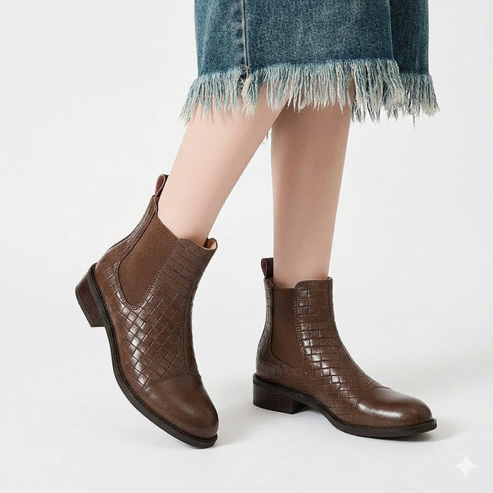 Bottines Chelsea en cuir Nelvoire — Lina, collection femme