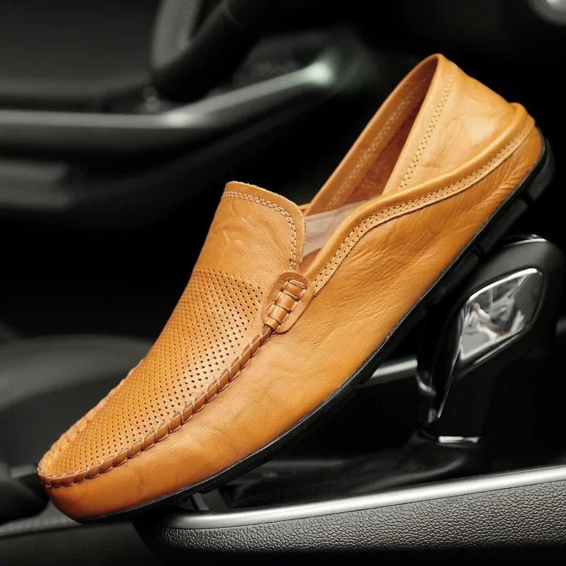Mocassins en cuir souple Nelvoire — Lou, collection femme