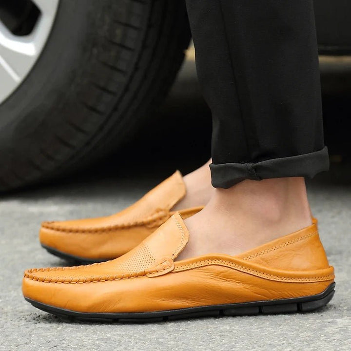 Mocassins en cuir souple Nelvoire — vue 2