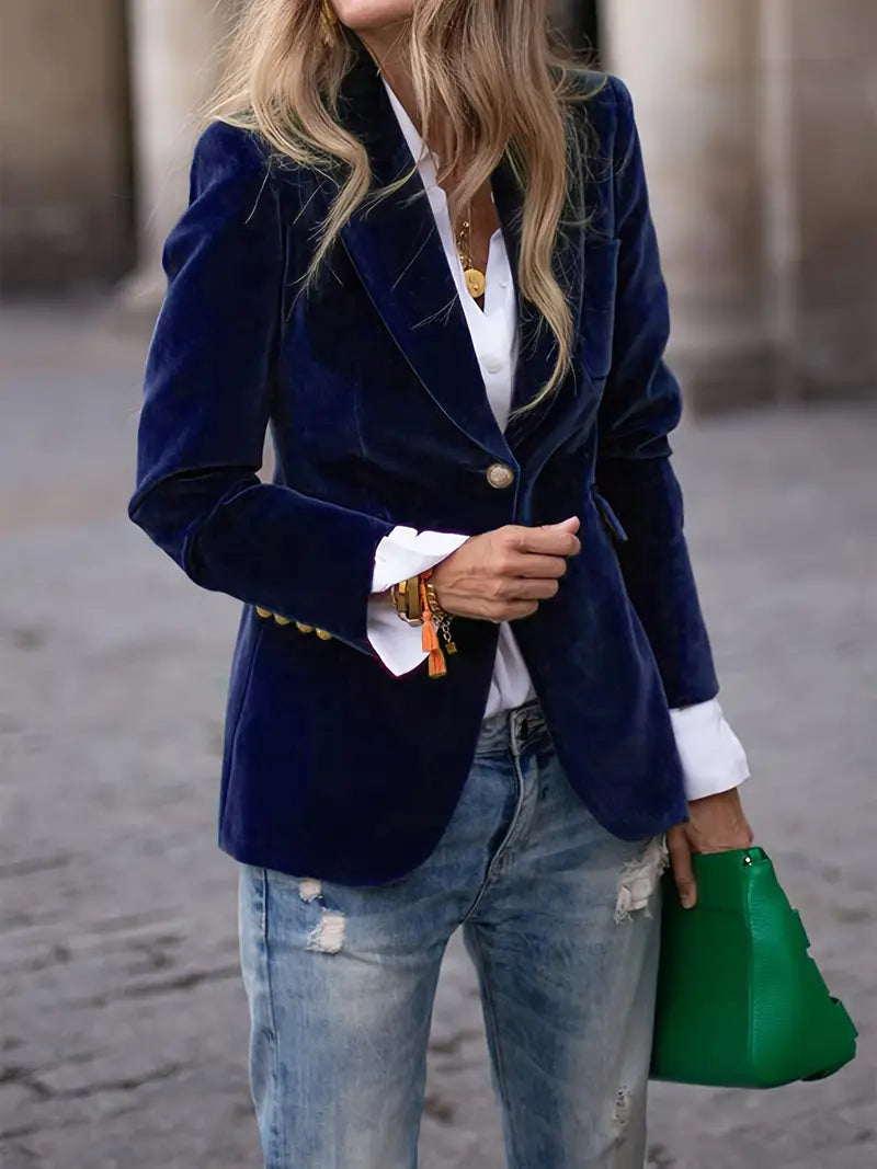 Blazer en velours Nelvoire — vue 2
