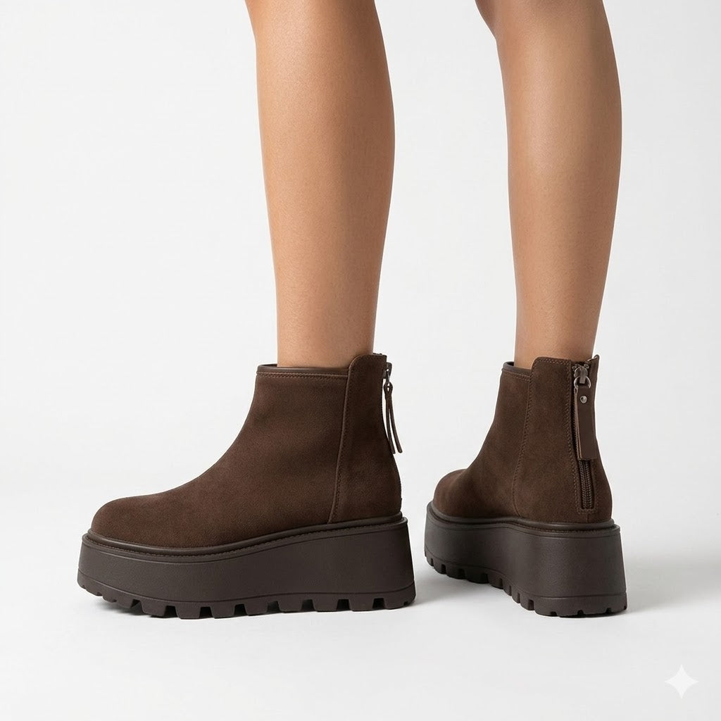 Bottines à plateforme Nelvoire — Manon, collection femme