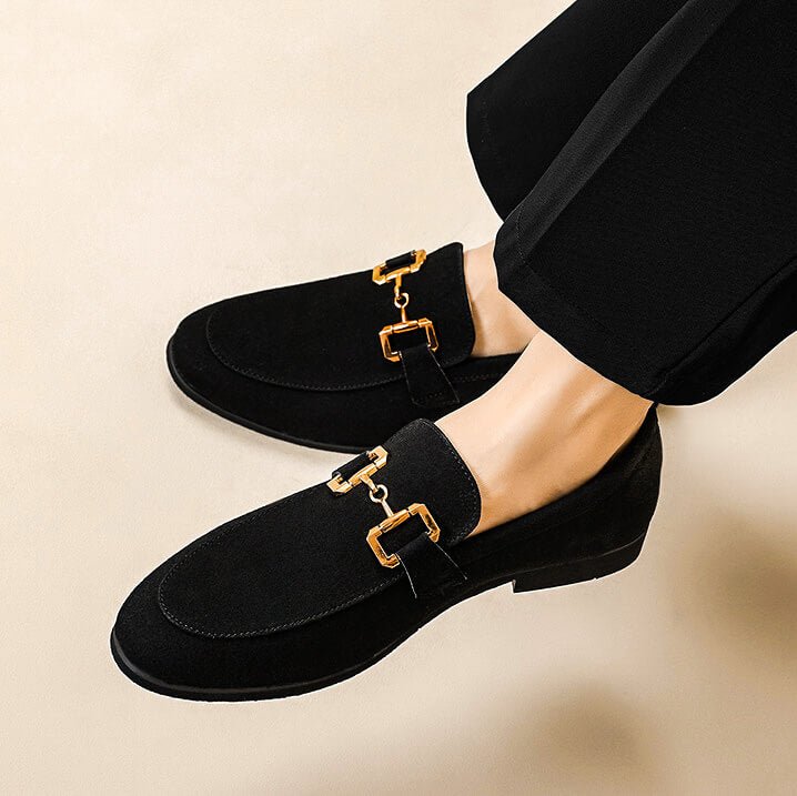 Mocassins en daim style héritage Nelvoire — vue 2