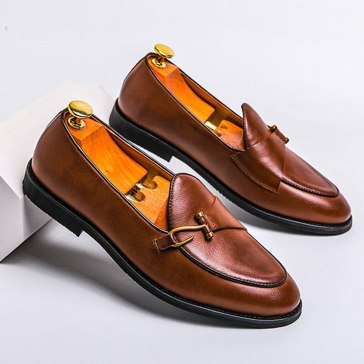 Mocassins en cuir à boucle Nelvoire — Océane, collection femme