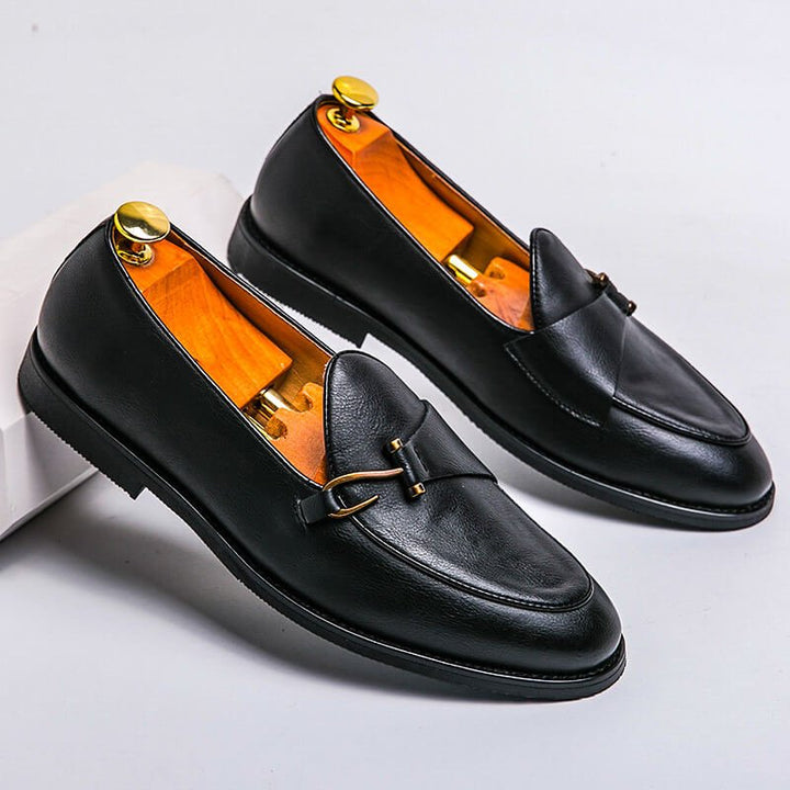 Mocassins en cuir à boucle Nelvoire — vue 2
