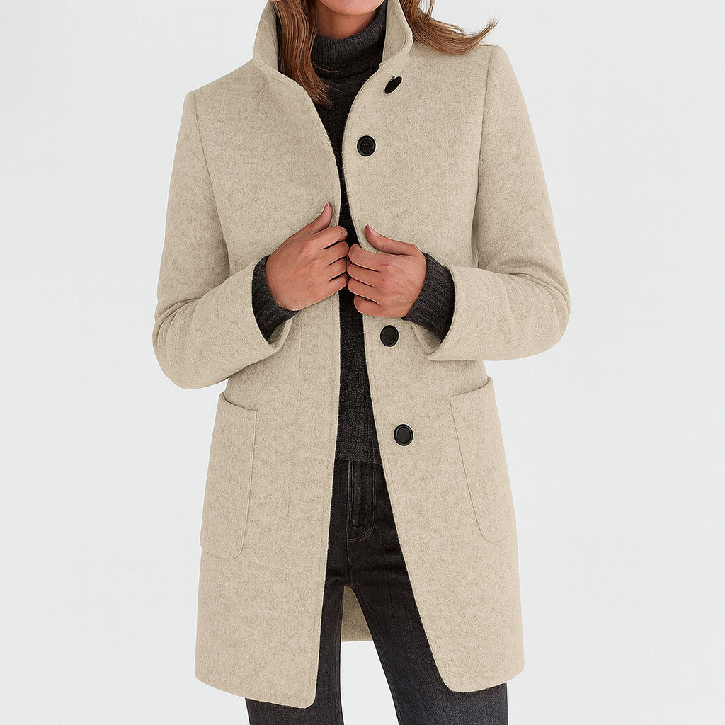 Manteau classique Nelvoire — coloris beige