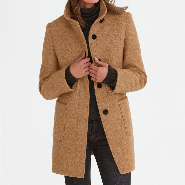Manteau classique Nelvoire — coloris kaki