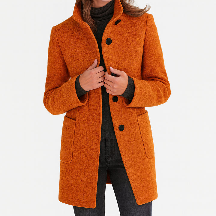 Manteau classique Nelvoire — coloris orange