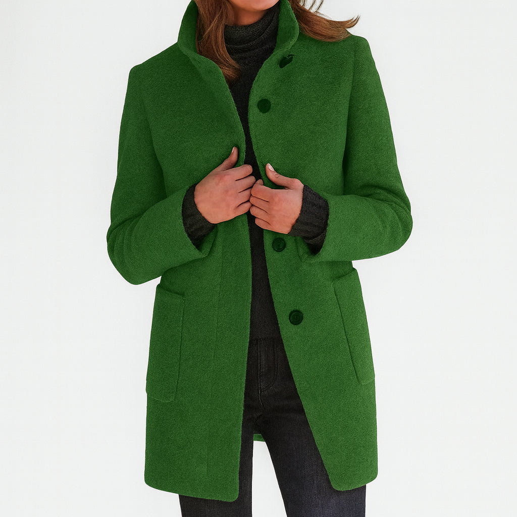 Manteau classique Nelvoire — coloris vert