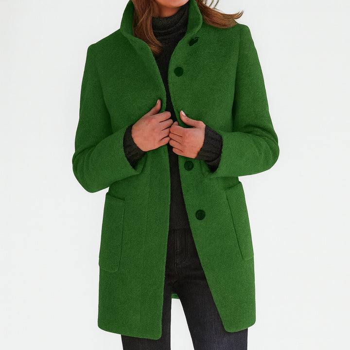 Manteau classique Nelvoire — coloris vert
