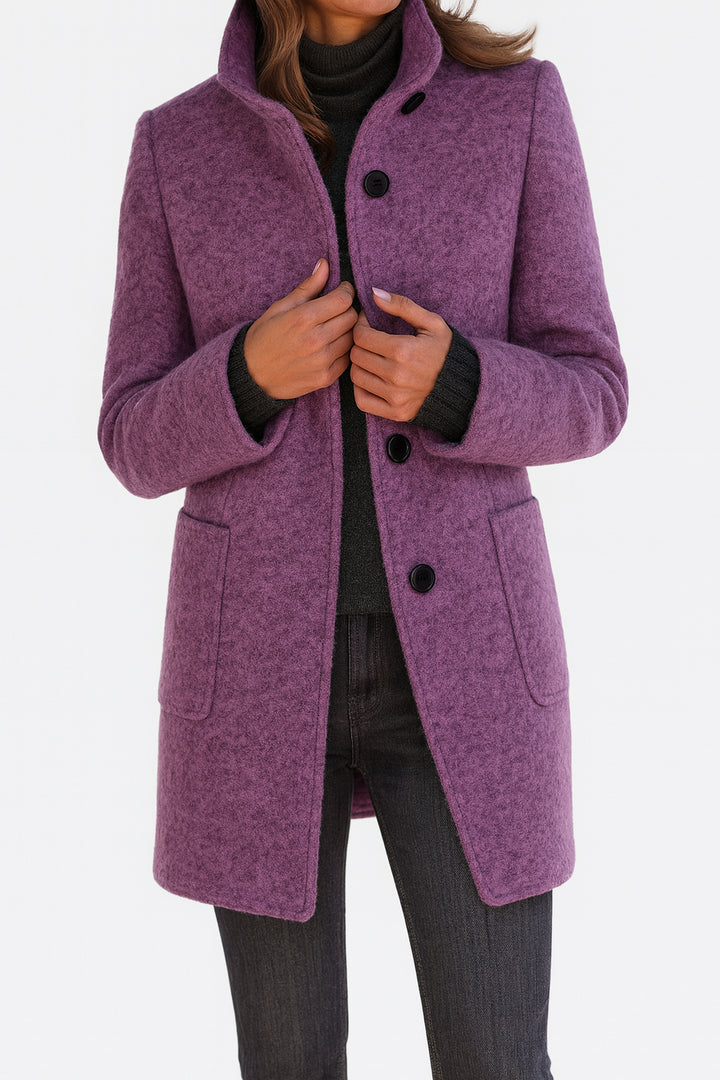 Manteau classique Nelvoire — coloris violet