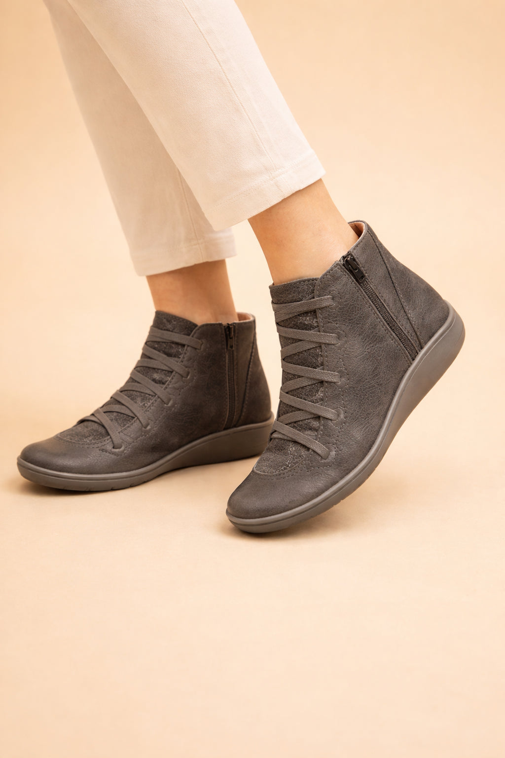 Bottines confort à fermeture éclair Nelvoire — vue 2