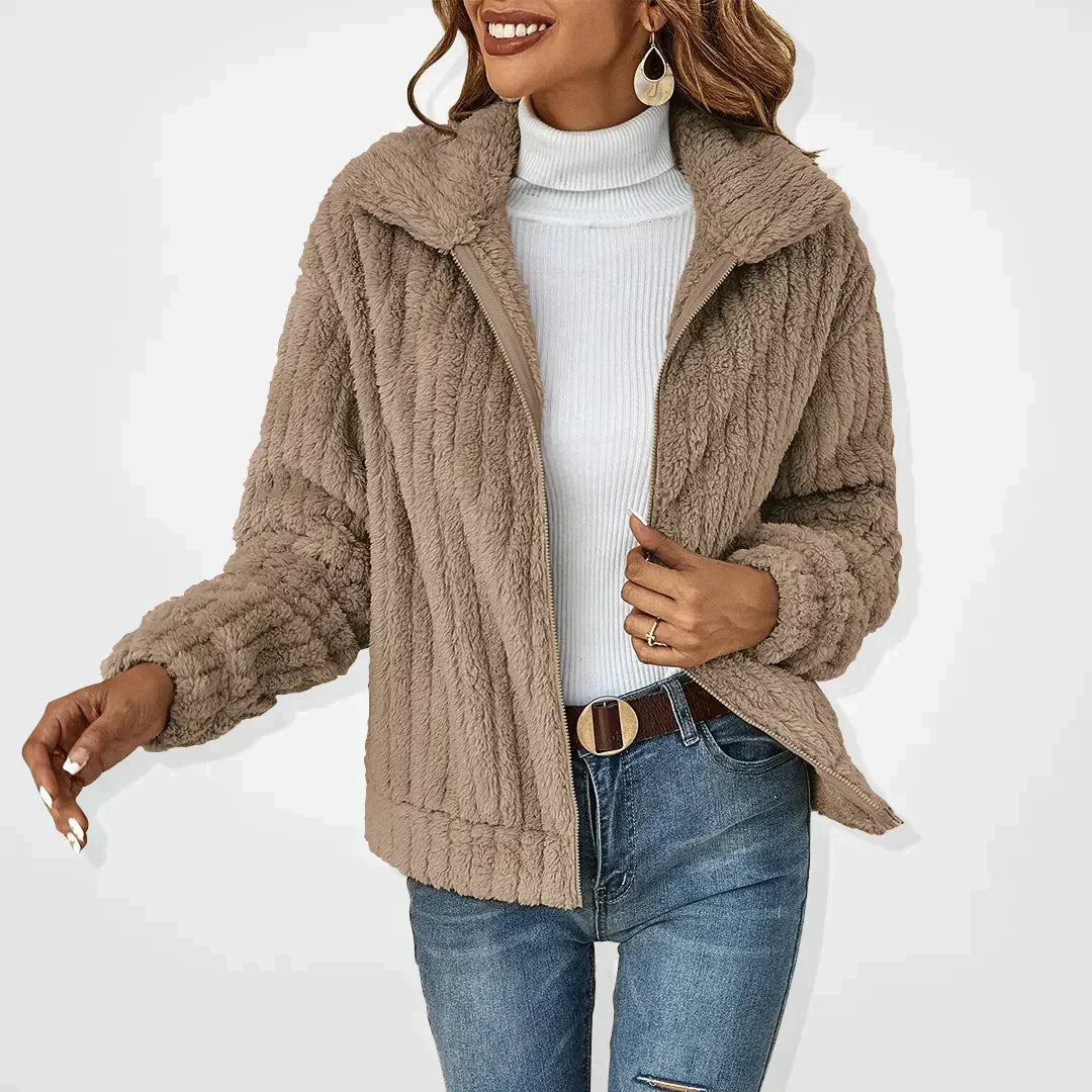 Gilet duveteux confortable Nelvoire — coloris kaki