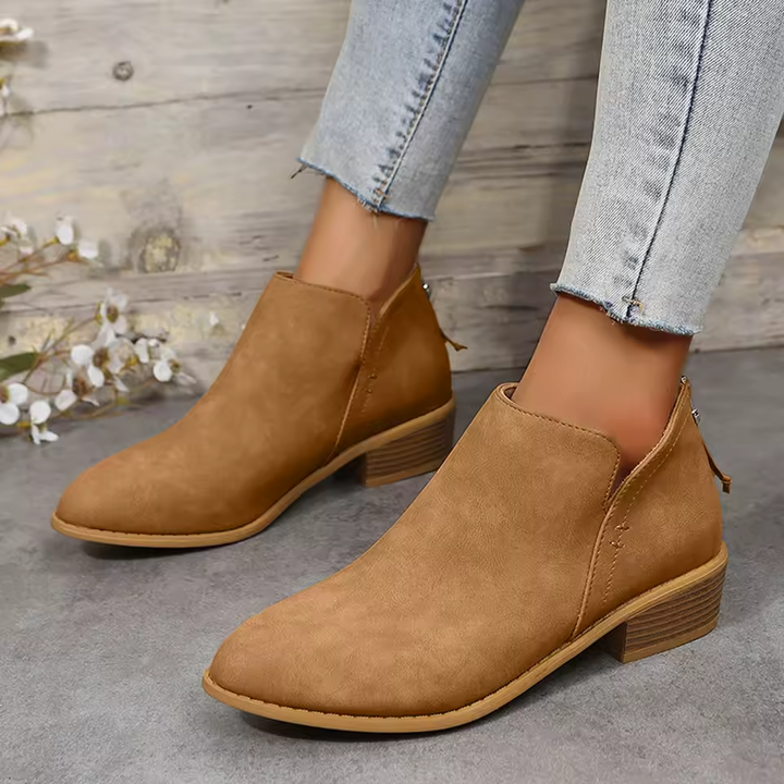 Bottines élégantes du quotidien Nelvoire — coloris marron