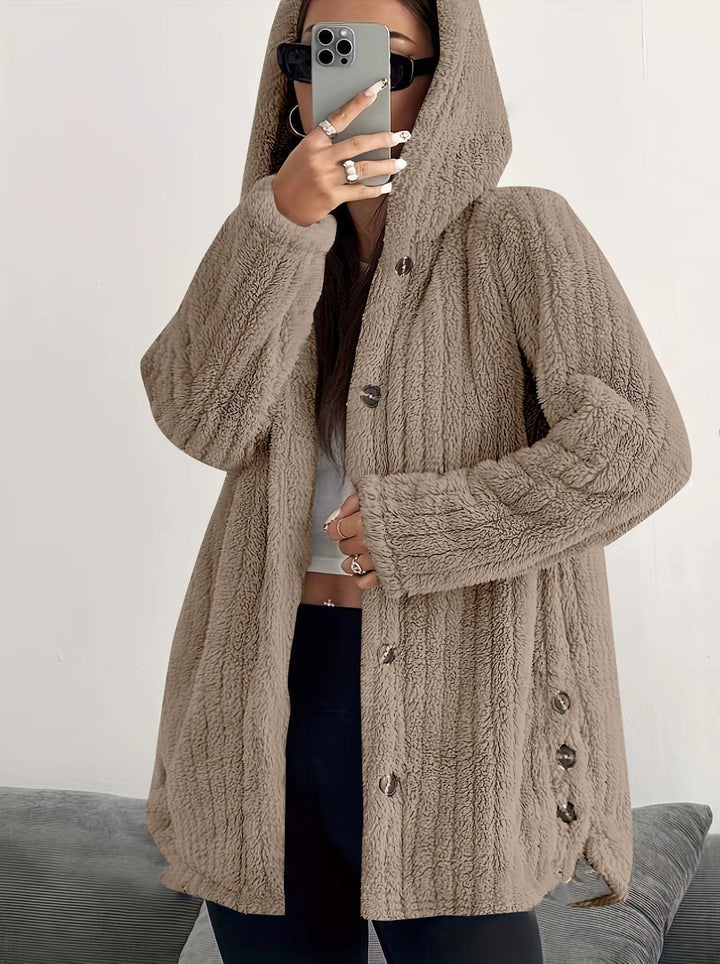 Gilet à capuche Nelvoire — coloris beige