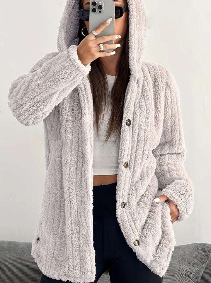 Gilet à capuche Nelvoire — coloris blanc