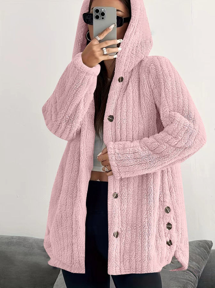 Gilet à capuche Nelvoire — coloris rose