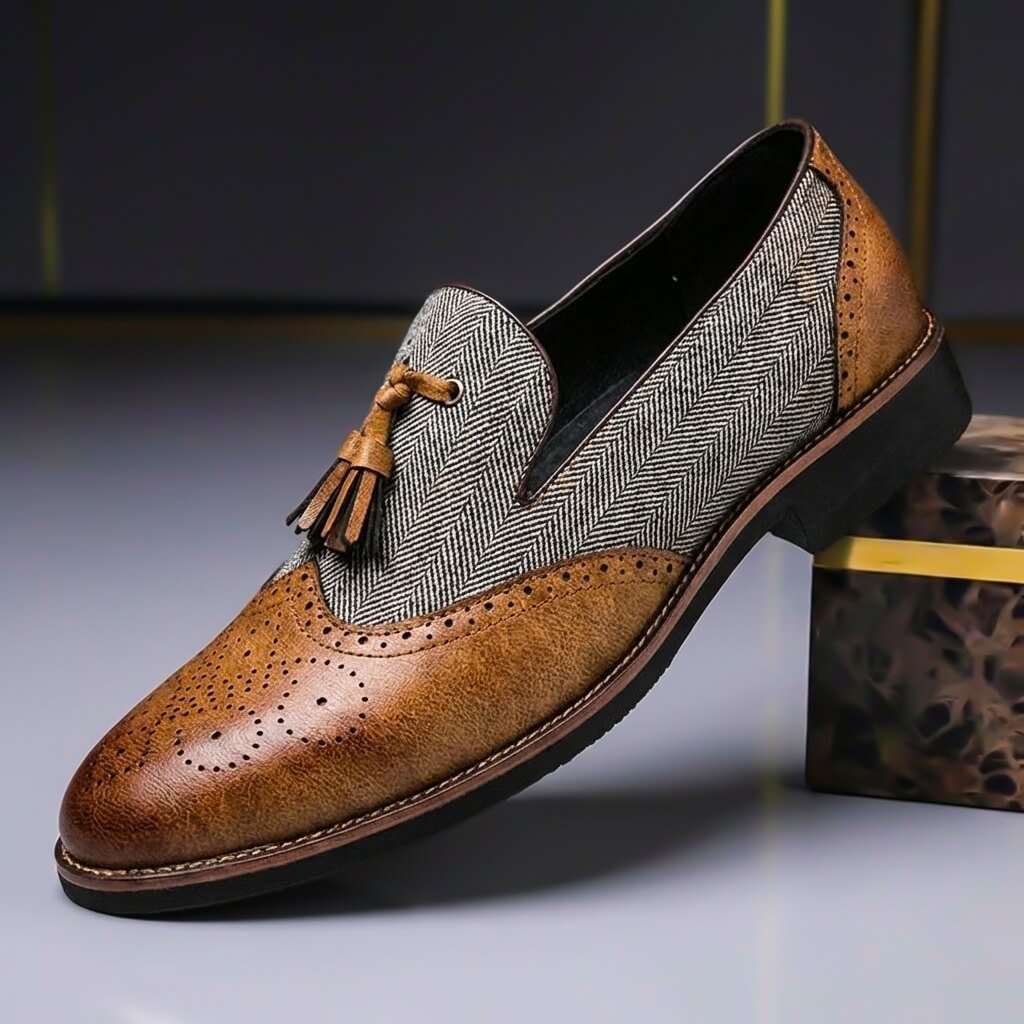 Mocassins en cuir à semelle épaisse Nelvoire — Roxane, collection femme