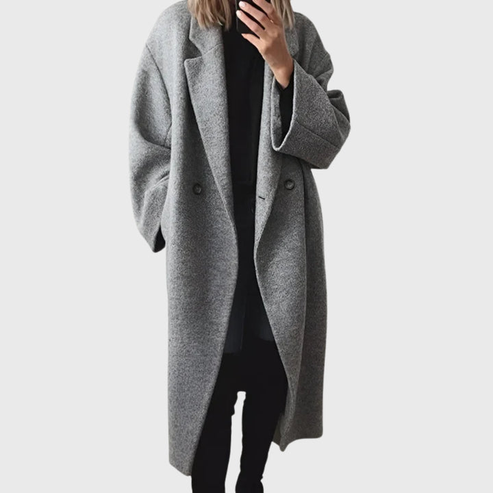 Manteau long confortable Nelvoire — Sandrine, collection femme