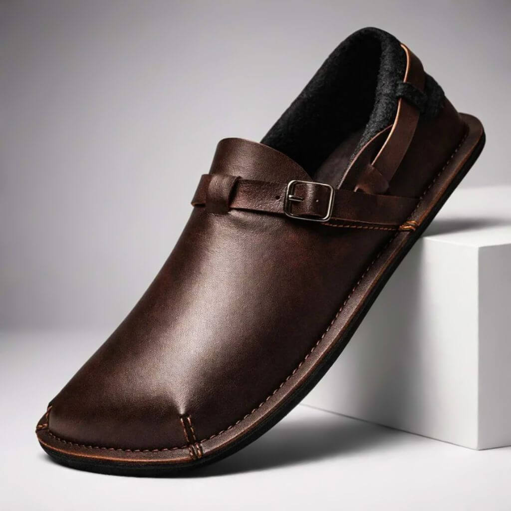 Mocassins en cuir véritable à bout carré Nelvoire — Sarah, collection femme